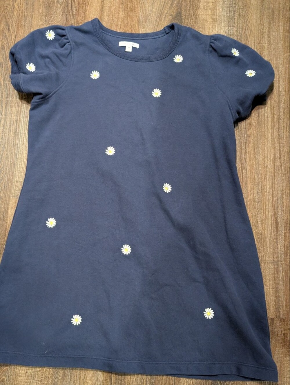 Navy Daisy Graphic Dress